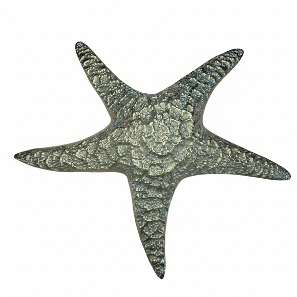 Other - Vintage Large Solid Brass Starfish Wall Decor Nautical Coastal MCM